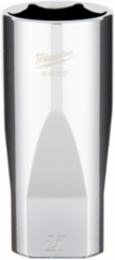1/2 Inch Drive 27mm Deep Socket, 6-Point, Chrome Vanadium Steel