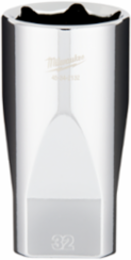 1/2 Inch Drive 32mm Deep Socket, 6 Point, Chrome Vanadium Steel