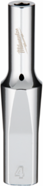 1/4 Inch Drive Deep Well Socket - 4mm, 6-Point, Chrome Vanadium Steel