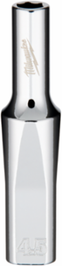 1/4 Inch Drive 4.5mm Deep Socket, Chrome Vanadium Steel, 6 Point