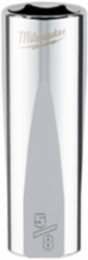 3/8 Inch Drive 5/8 Inch SAE 6-Point Deep Socket, Chrome Finish