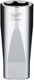 3/8 Inch Drive 20mm Deep Well Socket, 6-Point, Chrome Vanadium Steel