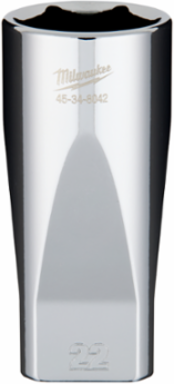 3/8 Inch Drive 22mm Deep Well Socket, 6-Point, Chrome Vanadium Steel