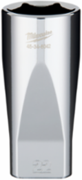 3/8 Inch Drive 22mm Deep Well Socket, 6-Point, Chrome Vanadium Steel