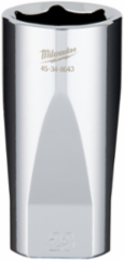 3/8 Inch Drive 23mm Deep Socket, Chrome Vanadium Steel, 6-Point
