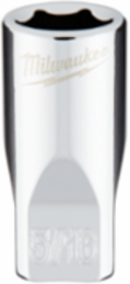 1/4 Inch Drive 5/16 Inch SAE 6-Point Socket, Chrome Finish