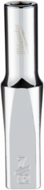 1/4 Inch Drive 7/32 Inch SAE 6-Point Deep Socket, Chrome Finish
