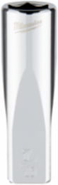 1/4 Inch Drive 7/16 Inch SAE 6-Point Deep Socket, Chrome Finish