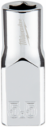 1/4 Inch Drive 5.5mm Metric 6-Point Socket, Chrome Finish