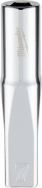 1/4 Inch Drive 7mm Metric 6-Point Deep Socket, Chrome Finish