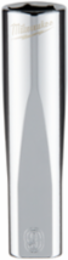 1/4 Inch Drive 9mm 6-Point Deep Socket, Chrome Finish