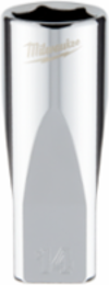 1/4 Inch Drive 14mm Metric Deep Socket, 6-Point, Chrome Finish