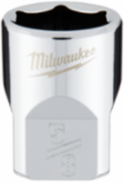 3/8 Inch Drive 5/8 Inch SAE 6-Point Socket, Chrome Finish