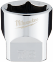 3/8 Inch Drive 7/8 Inch SAE 6-Point Chrome Socket