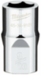 1/2 Inch Drive 9/16 Inch SAE 6-Point Socket, Chrome Finish, Wrench-Ready