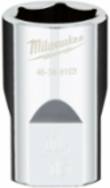1/2 Inch Drive 11/16 Inch SAE 6-Point Socket, Chrome Vanadium Steel