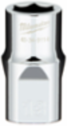 1/2 Inch Drive 13MM Metric 6-Point Socket with FOUR FLATTM Sides, Chrome Vanadium Steel