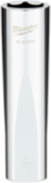 1/2 Inch Drive 5/8 Inch SAE 6-Point Deep Socket, Chrome Vanadium Steel