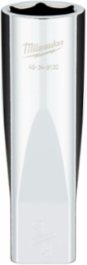 1/2 Inch Drive 3/4 Inch SAE 6-Point Deep Socket, Chrome Vanadium Steel