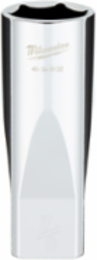1/2 Inch Drive 7/8 Inch SAE 6-Point Deep Socket, Chrome Vanadium Steel
