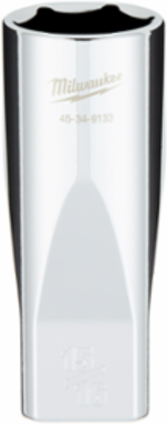 1/2 Inch Drive 15/16 Inch SAE Deep Socket, 6-Point, Chrome Vanadium Steel