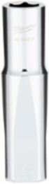 1/2 Inch Drive 13MM Metric Deep Socket, 6-Point, Chrome Vanadium Steel