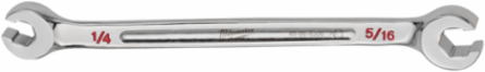 Double End Flare Nut Wrench 1/4 Inch x 5/16 Inch, Chrome Vanadium Steel