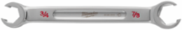 3/4 Inch & 7/8 Inch Double End Flare Nut Wrench, 8.5 Inch, Chrome Vanadium Steel