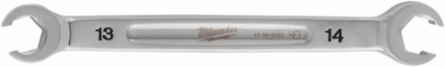 Double End Flare Nut Wrench, 13mm & 14mm, Chrome Vanadium Steel