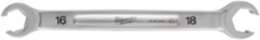 16mm x 18mm Double End Flare Nut Wrench, Chrome Vanadium Steel, Comfortable I-Beam Handle