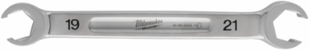 Double End Flare Nut Wrench 19mm x 21mm, Chrome Vanadium Steel