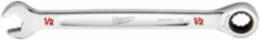 1/2 Inch SAE Ratcheting Combination Wrench, 144 Positions, Steel