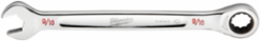 9/16 Inch SAE Ratcheting Combination Wrench, 2.5 Degrees Arc Swing, 144 Positions