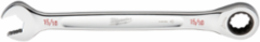 15/16 Inch SAE Ratcheting Combination Wrench, 144 Positions, Chrome Finish