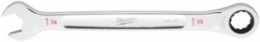 1-1/4 Inch Ratcheting Combination Wrench, 2.5° Arc Swing, 144 Positions, Chrome Vanadium Steel