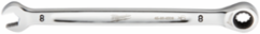 8MM Metric Ratcheting Combination Wrench, Chrome, 144 Positions, Steel