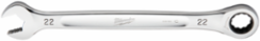22MM Ratcheting Combination Wrench, 144 Positions, Steel, Lifetime Guarantee