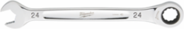 24MM Ratcheting Combination Wrench, 144 Positions, Chrome Vanadium Steel