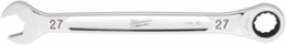 27MM Ratcheting Combination Wrench, Chrome Vanadium Steel, 144 Positions