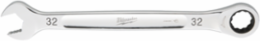 32MM Ratcheting Combination Wrench, Chrome Vanadium Steel, 144 Positions, 2.5° Swing