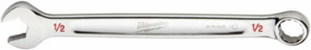1/2 Inch SAE Combination Wrench with 12 Points, Chrome Finish
