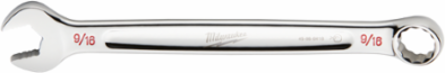 9/16 Inch Combination Wrench, 12 Point, Chrome Finish, I-Beam Handle
