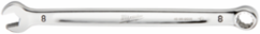 8MM Combination Wrench, Steel, Chrome Finish, 25% More Torque