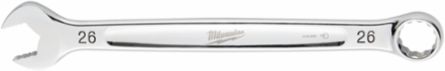 26MM Combination Wrench - Chrome Vanadium Steel, MAXBITE™ Open-End Grip