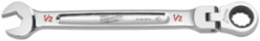 1/2 Inch Flex Head Combination Wrench with 144 Ratcheting Positions
