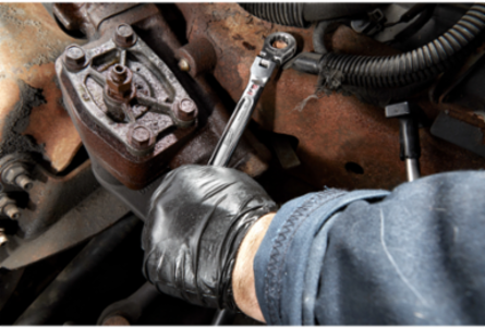 9/16 Inch Flex Head Ratcheting Combination Wrench, Chrome Vanadium Steel, 7.8 Inch Length