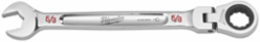 5/8 Inch Flex Head Ratcheting Combination Wrench, 2.5 Degree Arc Swing, 144 Positions