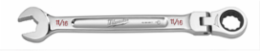 11/16 Inch Flex Head Ratcheting Combination Wrench, Chrome Vanadium Steel