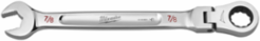 Flex Head Combination Wrench 7/8 Inch, 11.93 Inch Length, Chrome Vanadium Steel