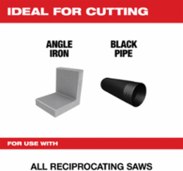 9 Inch 14 TPI Bimetal SAWZALL Blade, 5 Pack